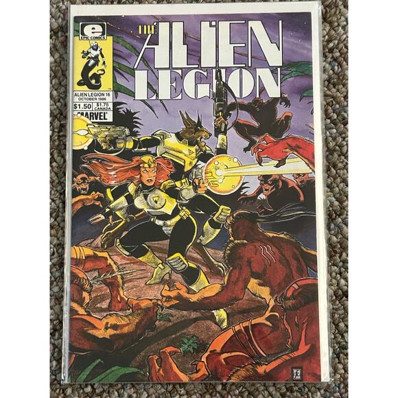 Alien Legion #15, 16, 18, 19 (1986 Epic Comics) Lot of 4 - Picture 3 of 5